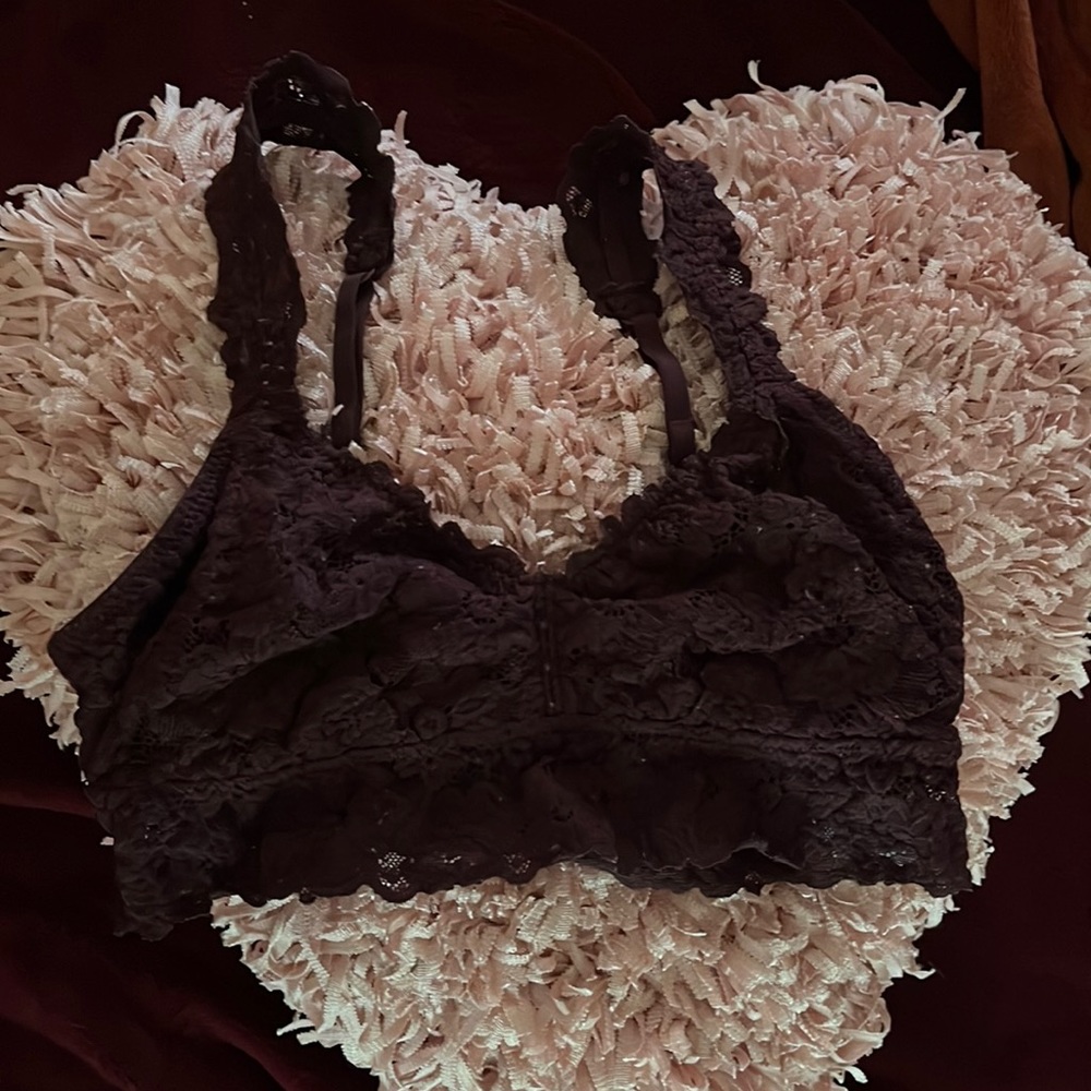 Maroon- Aerie Bralette small not padded